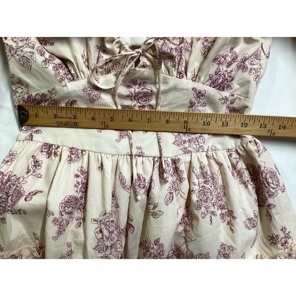 Aureum floral mini dress size XL - Picture 10 of 10